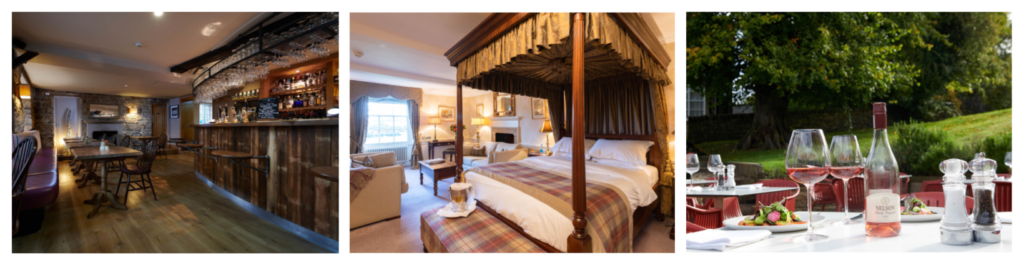 Selection of hotels and inns in the Peak District