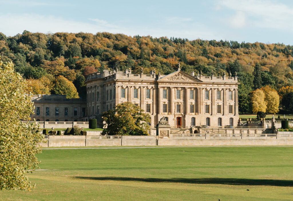 Chatsworth house in Spring 